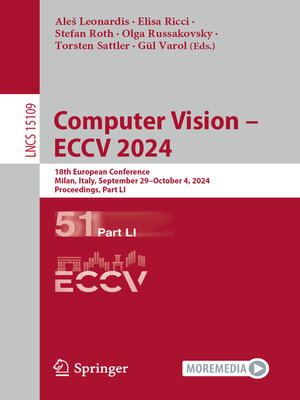 cover image of Computer Vision – ECCV 2024